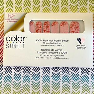 Color Street “Queen of Hearts” 100% Real Nail Polish Strips
